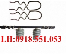 Giáp buộc đầu sứ đôi